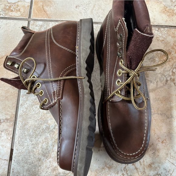 RamRods Classic Brown Leather Men's Boots - Picture 3 of 4
